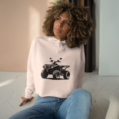 Slingin' Mud Quad Women's Crop Hoodie