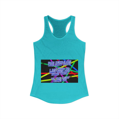 Glow Sticks Women's Racerback Tank