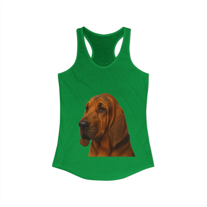 Bloodhound Head Women's Racerback Tank
