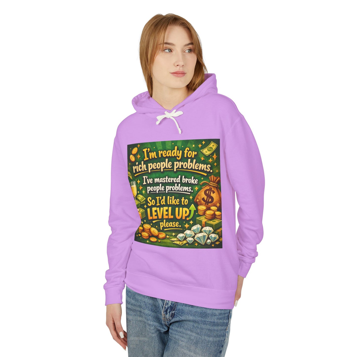 Level Up Unisex Lightweight Hoodie