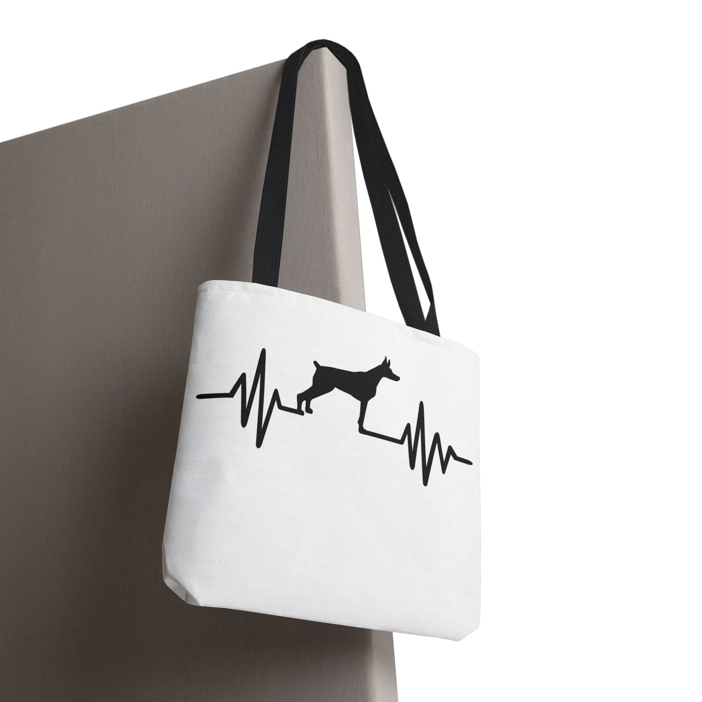 My Heart Beats For Dobermans Tote Bag