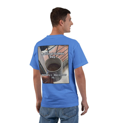 National Coffee Day Men's Short-Sleeve Crewneck Tee