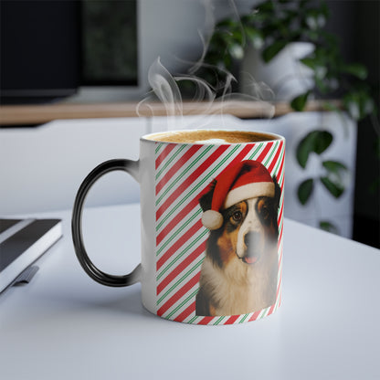 Santa Paws Aussie Color Changing Mug