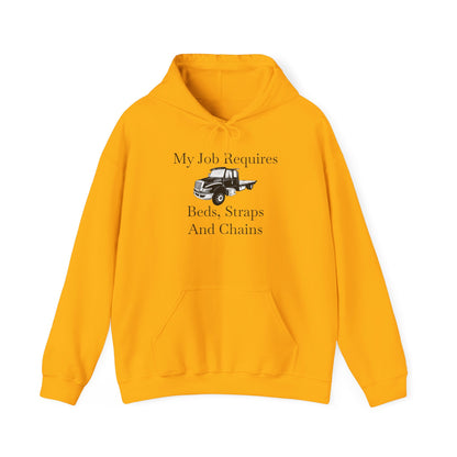 Beds, Straps, And Chains Unisex Hoodie
