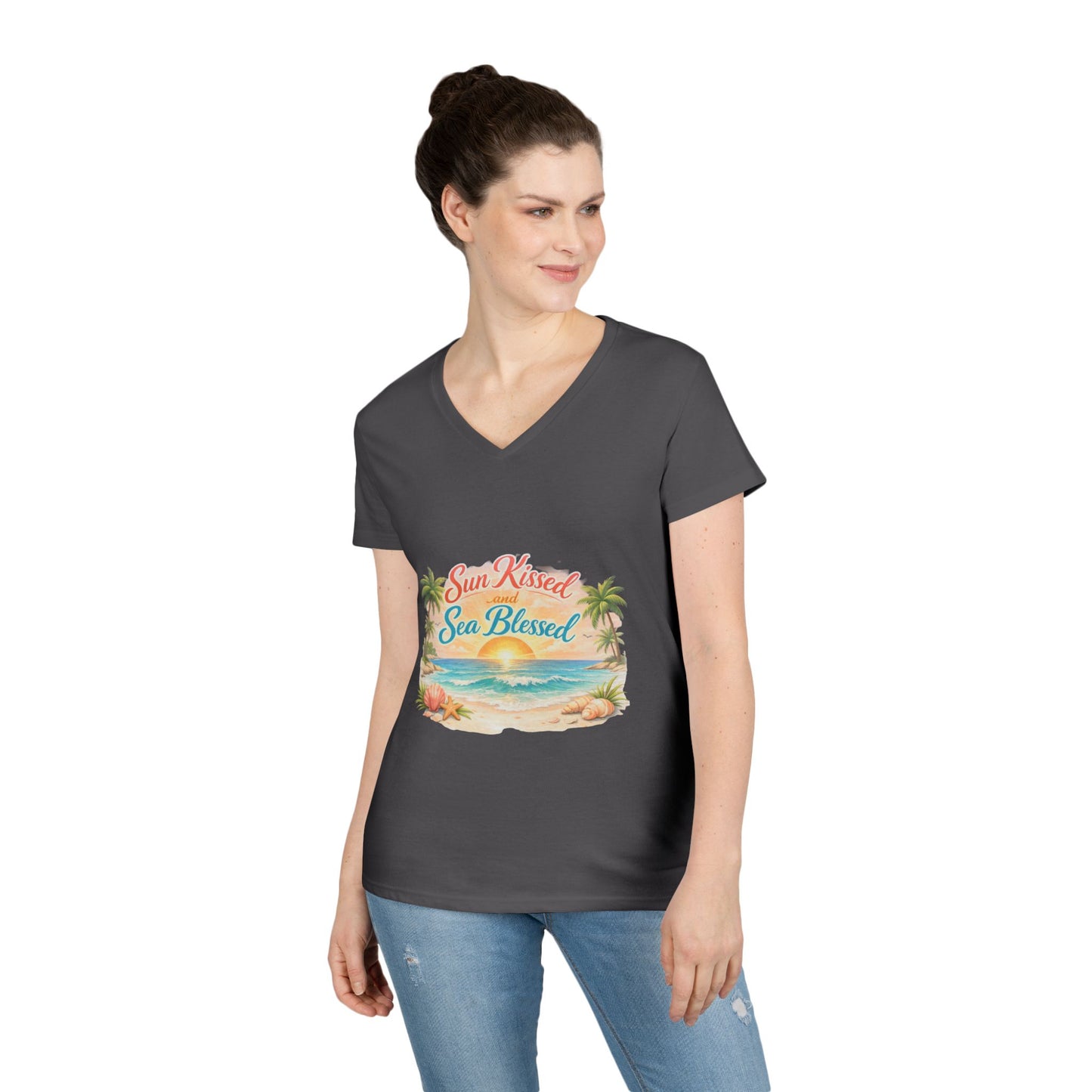 Sun Kissed Women's V-Neck T-Shirt