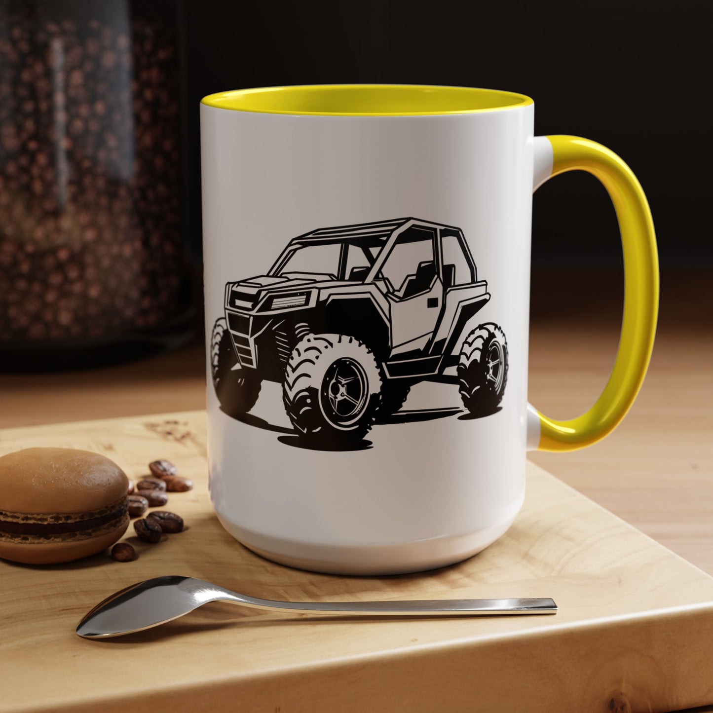 Off The Beaten Path Side By Side 2-Tone Coffee Mug