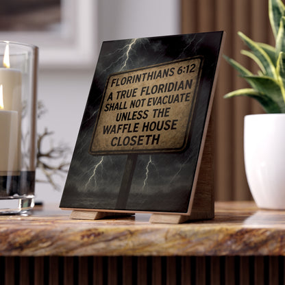 Florinthians 6:12 Ceramic Photo Tile
