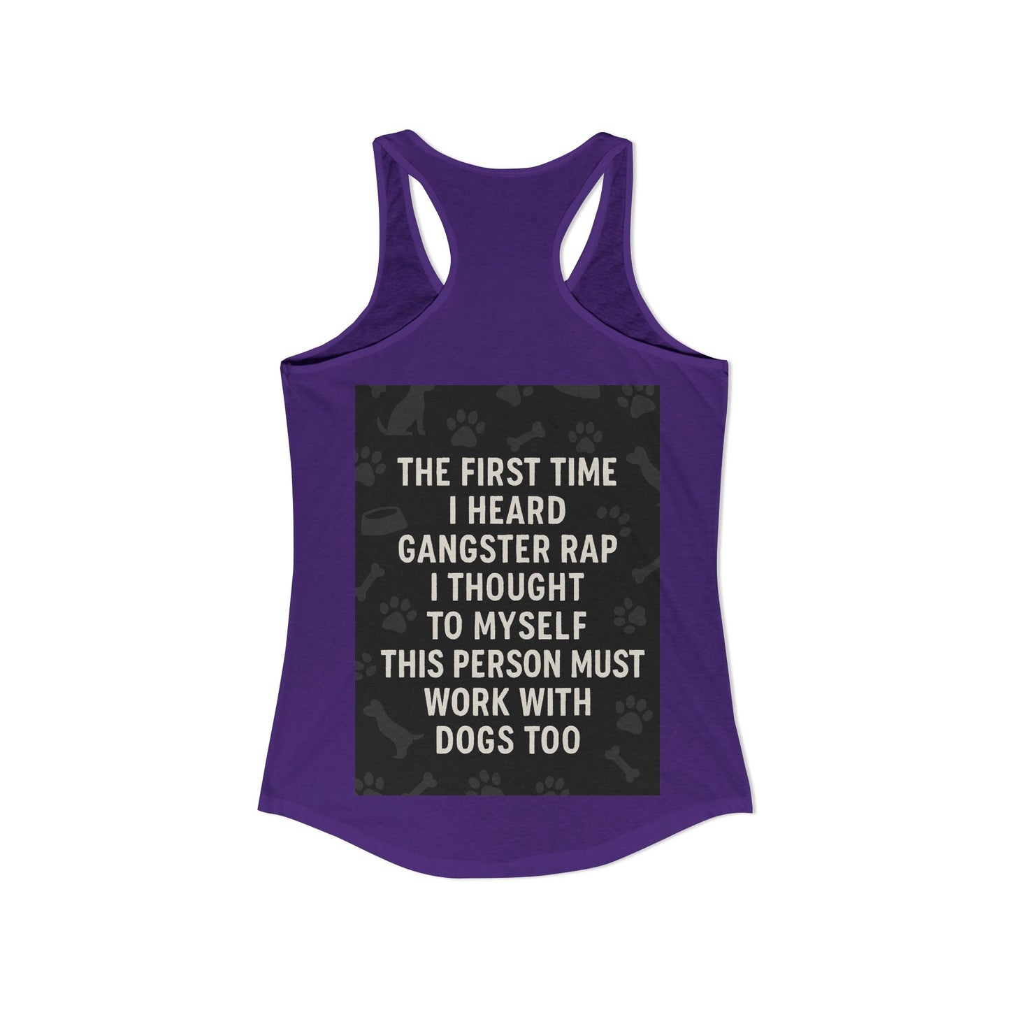 Gangster Rap Women's Racerback Tank