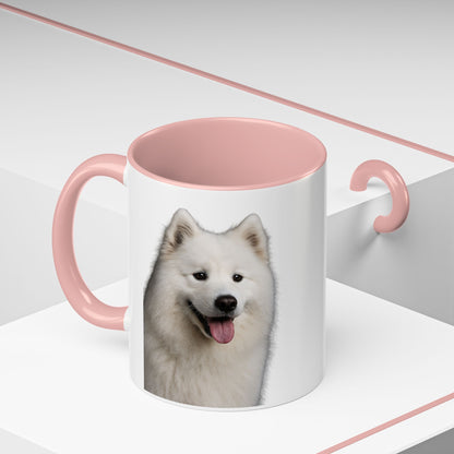 Samoyed Head 2-Tone Coffee Mug