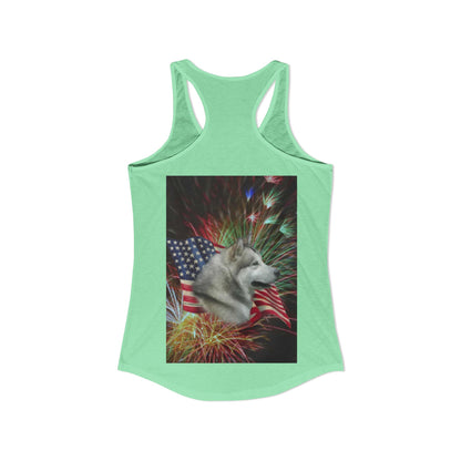 American Malamute Women's Racerback Tank