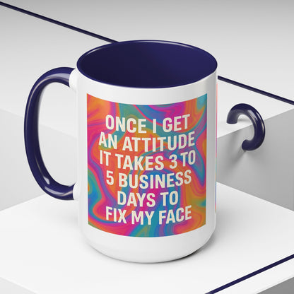 Fix My Face 2-Tone Coffee Mug