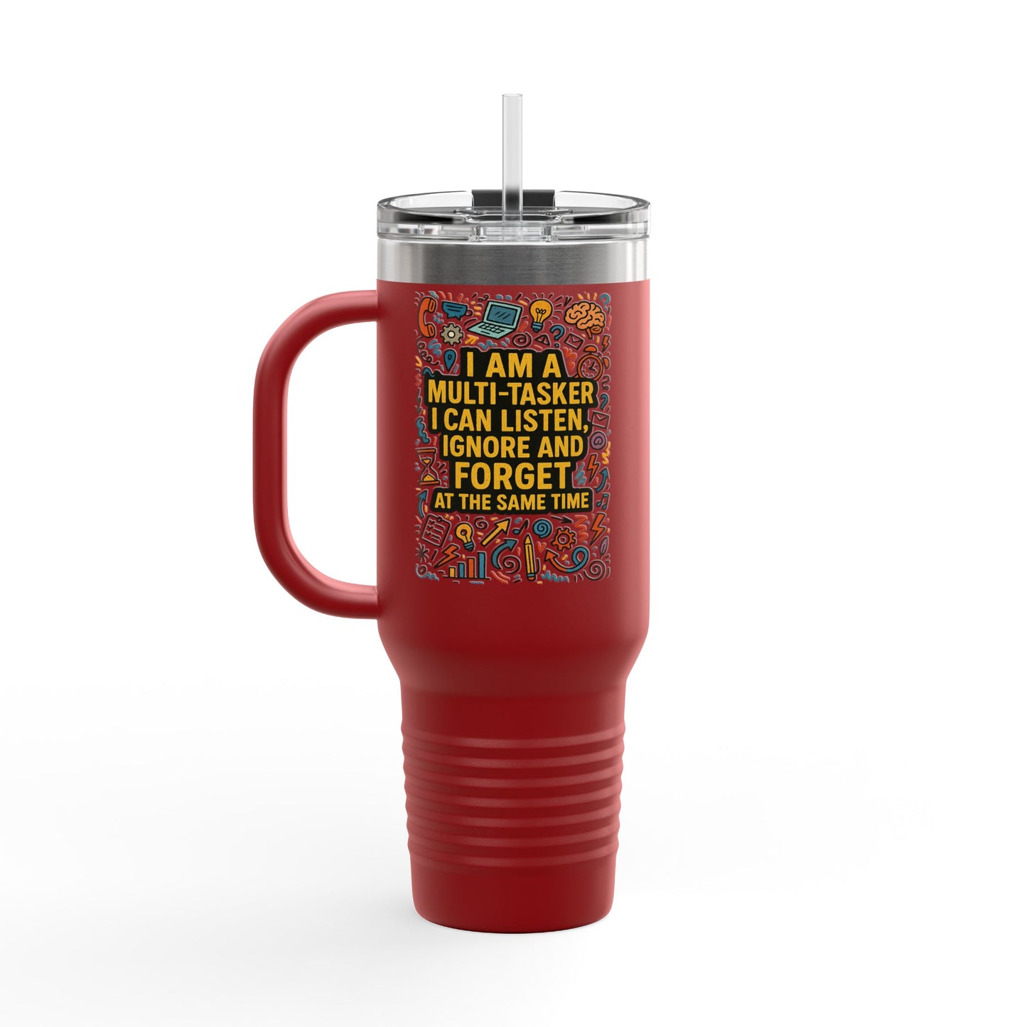 Multi-Tasker Insulated Travel Mug