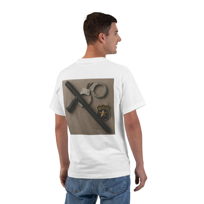 Law Enforcement Appreciation Men's Short-Sleeve Crewneck Tee