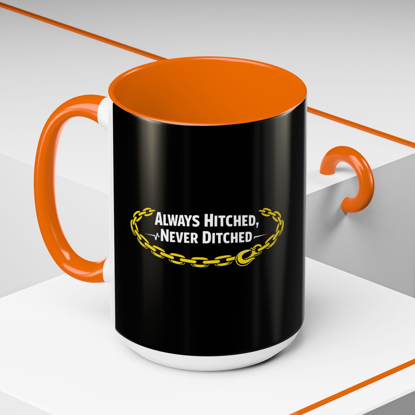 Always Hitched 2-Tone Coffee Mug
