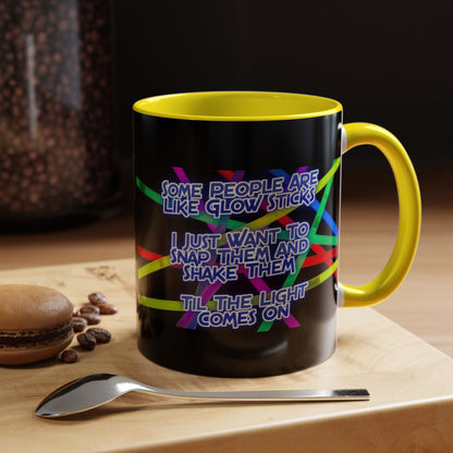 Glow Sticks 2-Tone Coffee Mug
