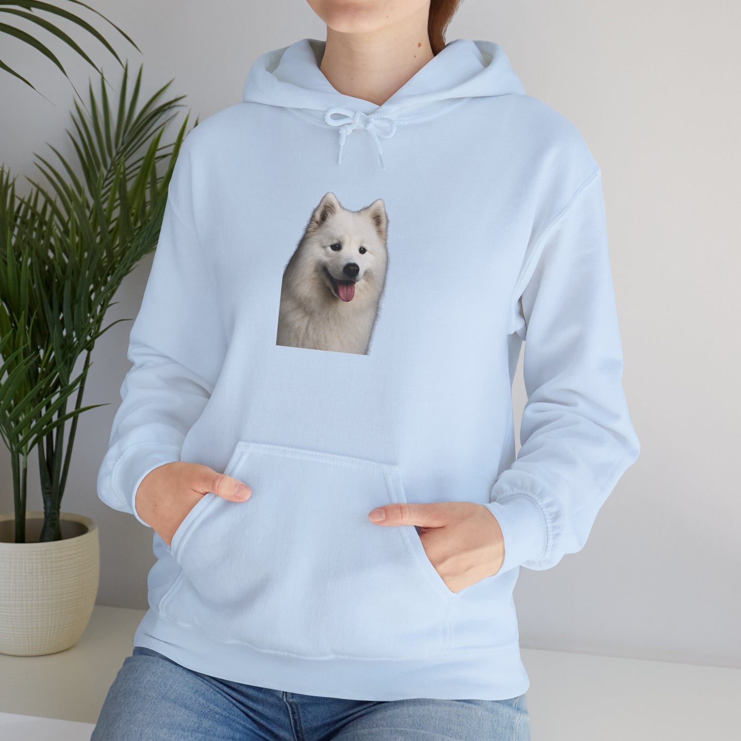 Samoyed Head Unisex Hoodie