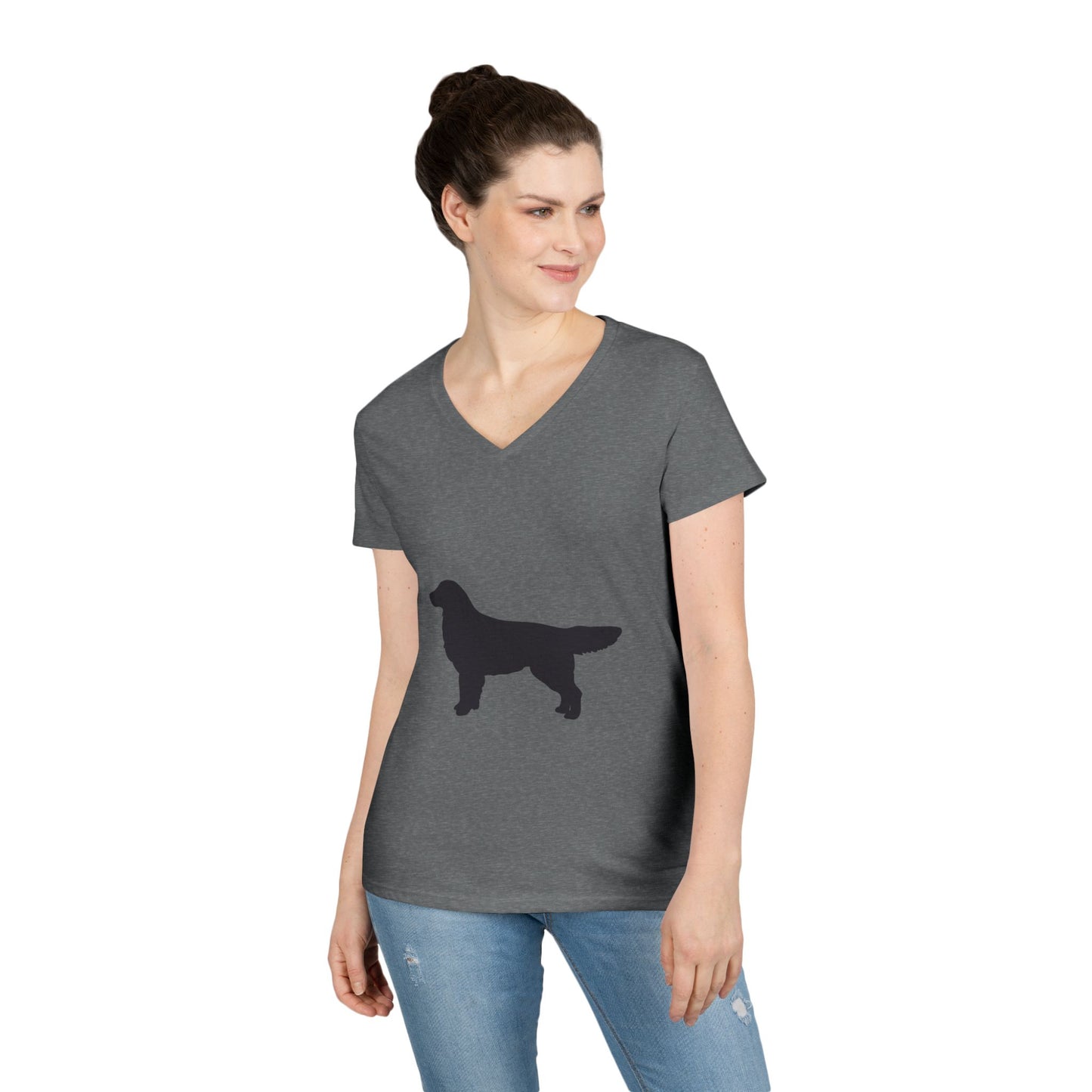 Golden Silhouette Women's V-Neck T-Shirt