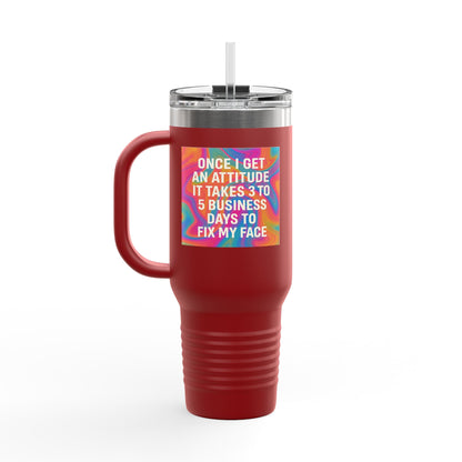 Fix My Face Insulated Travel Mug