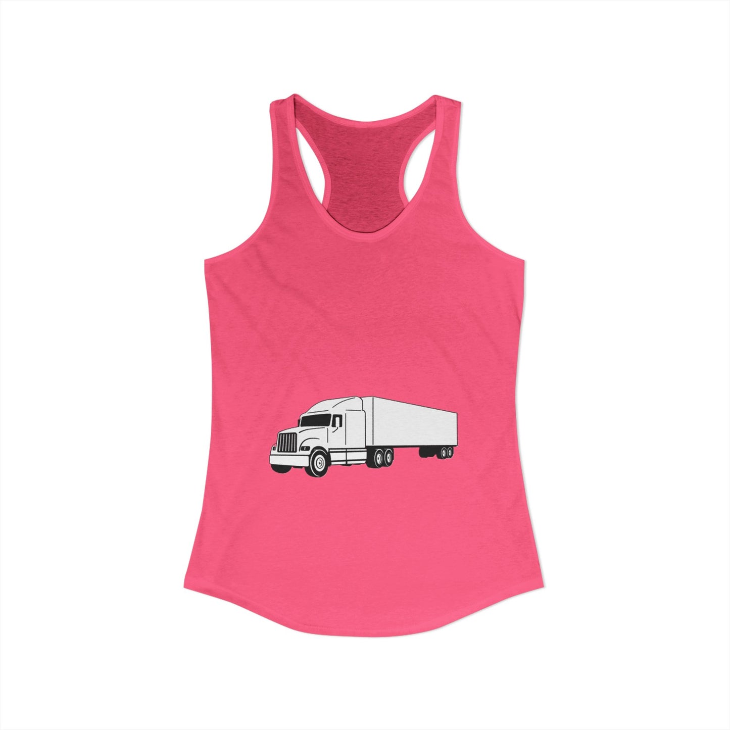 Semi Truck Women's Racerback Tank
