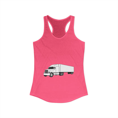 Semi Truck Women's Racerback Tank