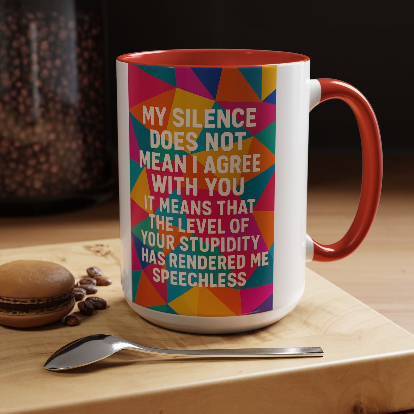 Speechless 2-Tone Coffee Mug