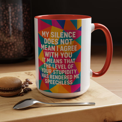 Speechless 2-Tone Coffee Mug