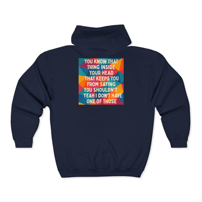 No Filter Unisex Full Zip Hoodie