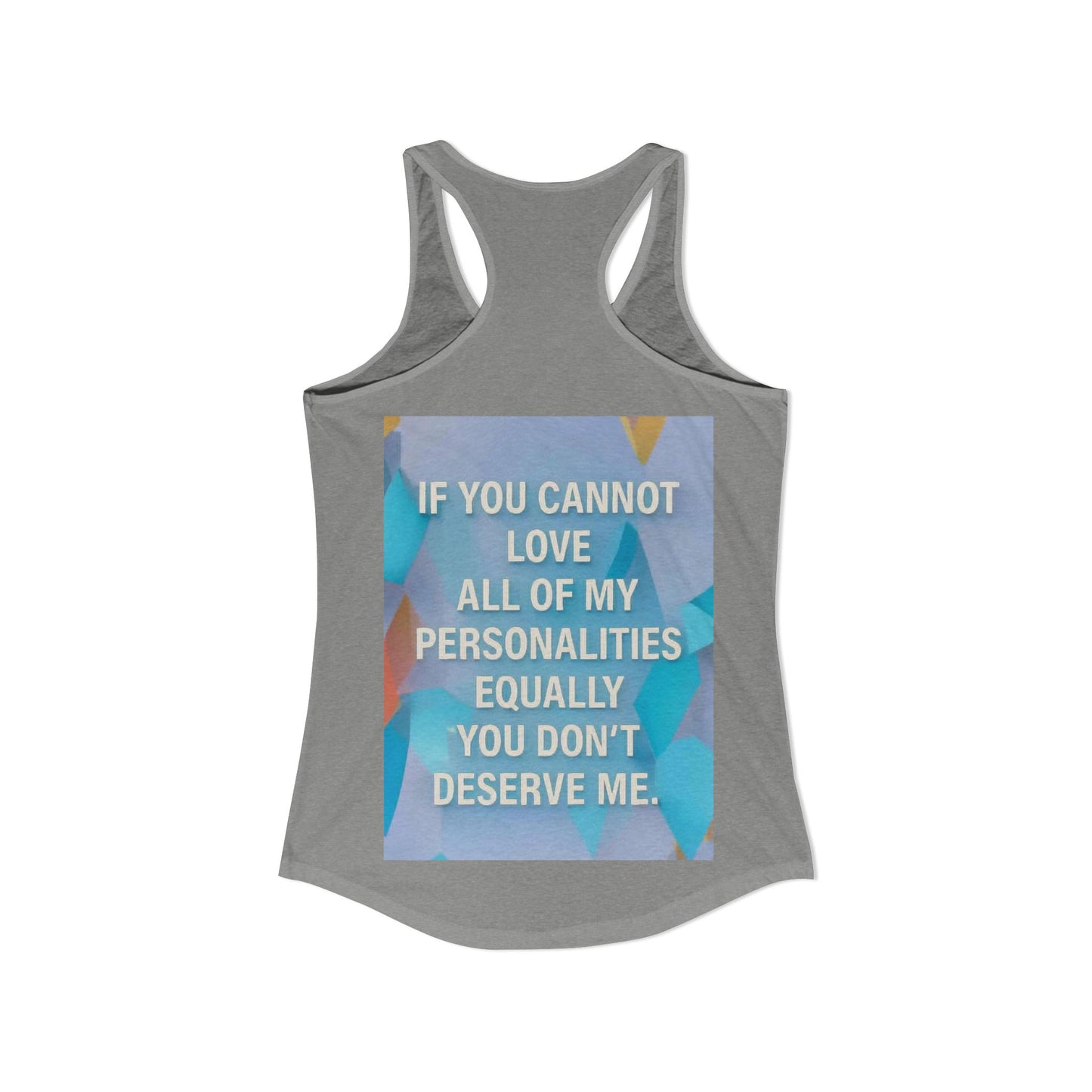 All Of My Personalities Women's Racerback Tank