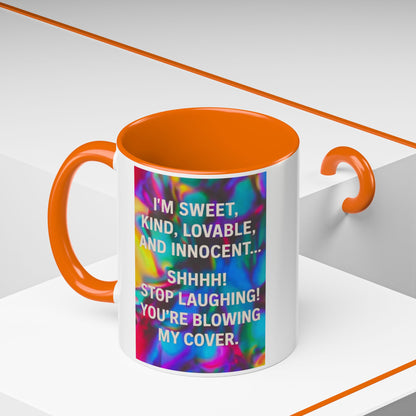 Blowing My Cover 2-Tone Coffee Mug