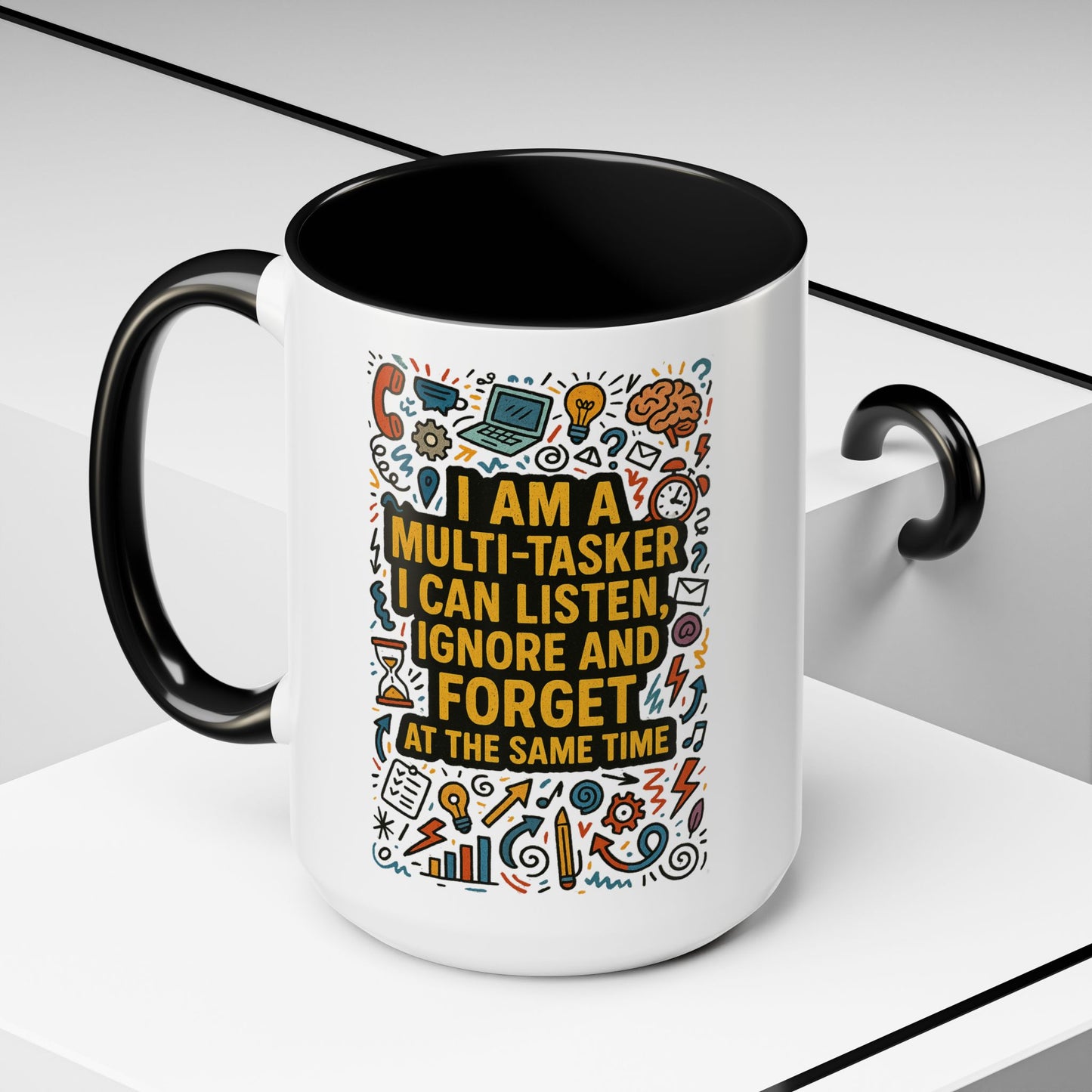Multi-Tasker 2-Tone Coffee Mug