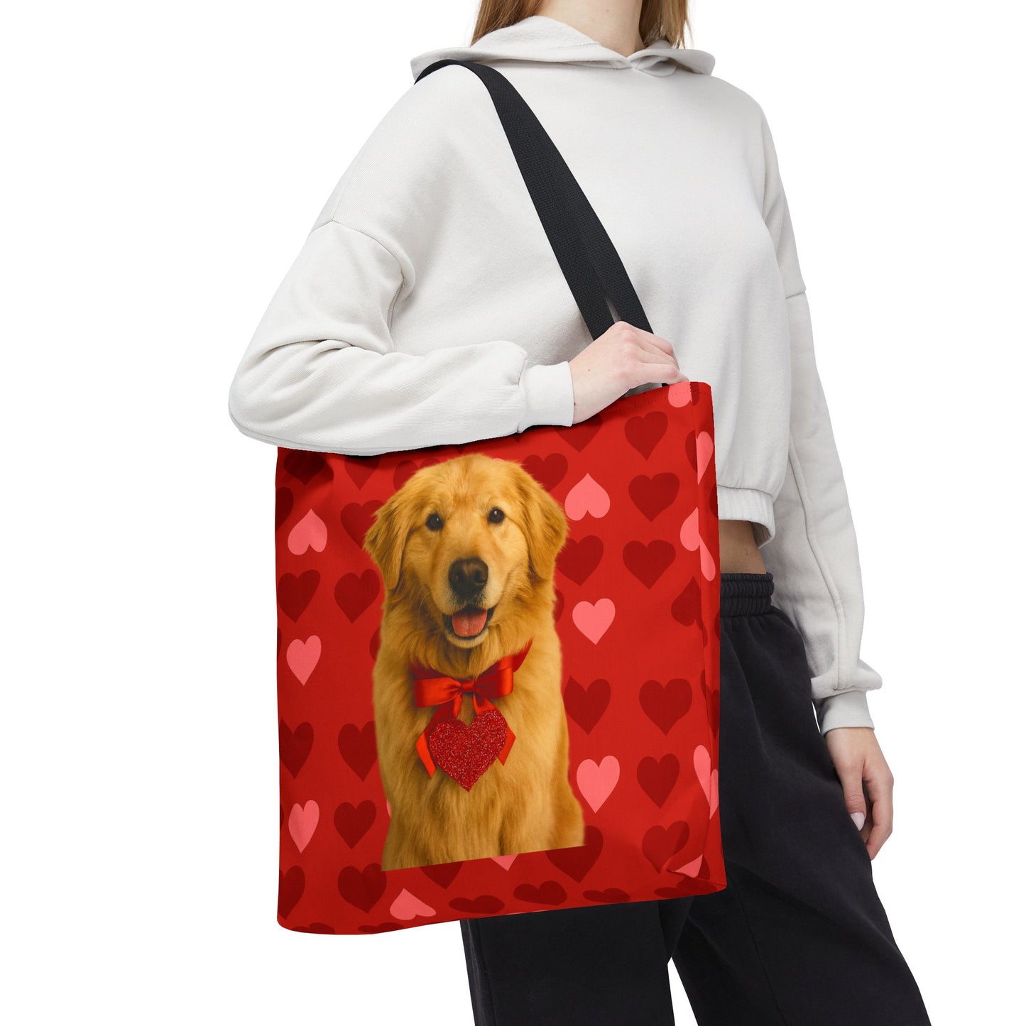 Cupid's Companion Golden Tote Bag