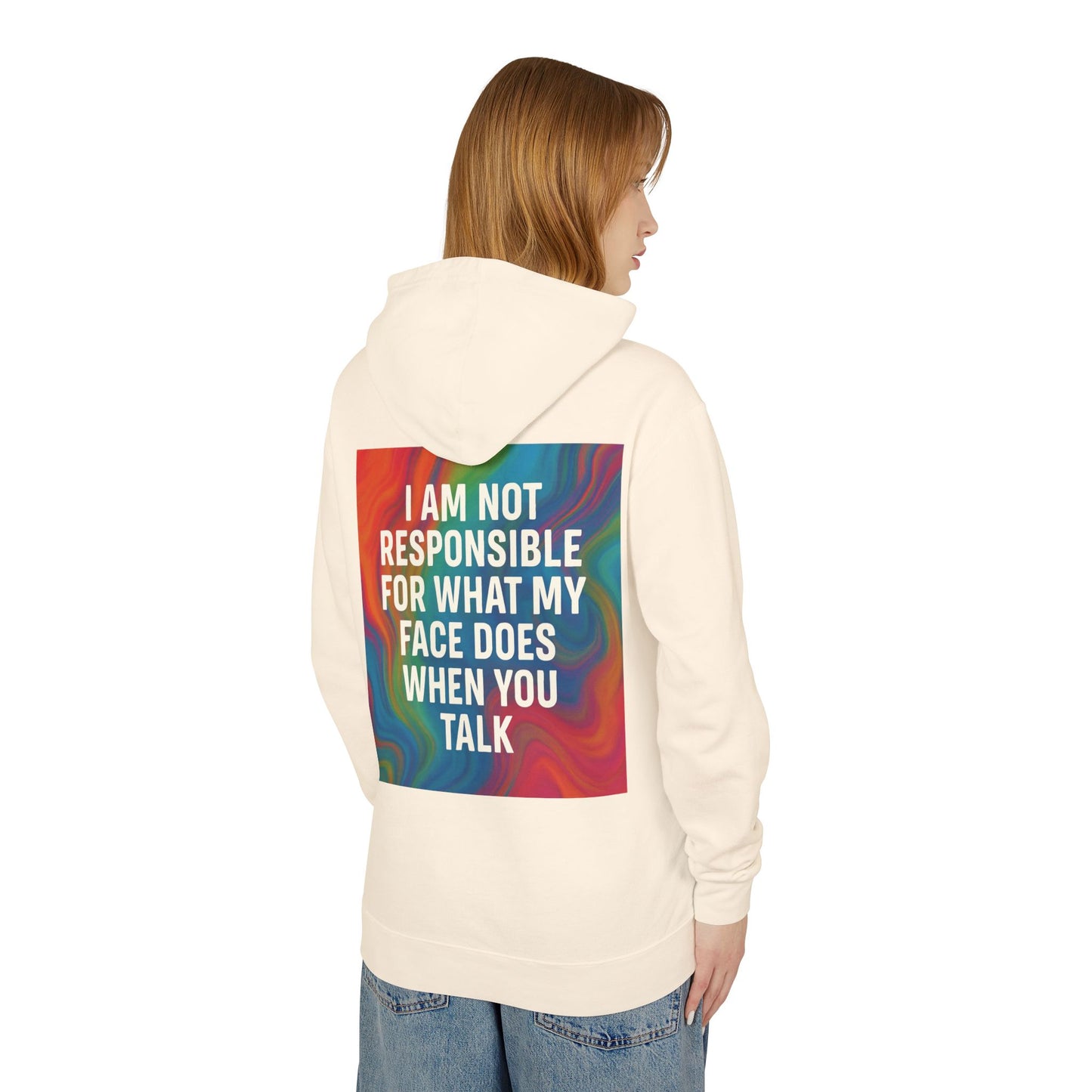 When You Talk Unisex Lightweight Hoodie