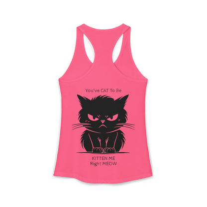 KITTEN Me Women's Racerback Tank