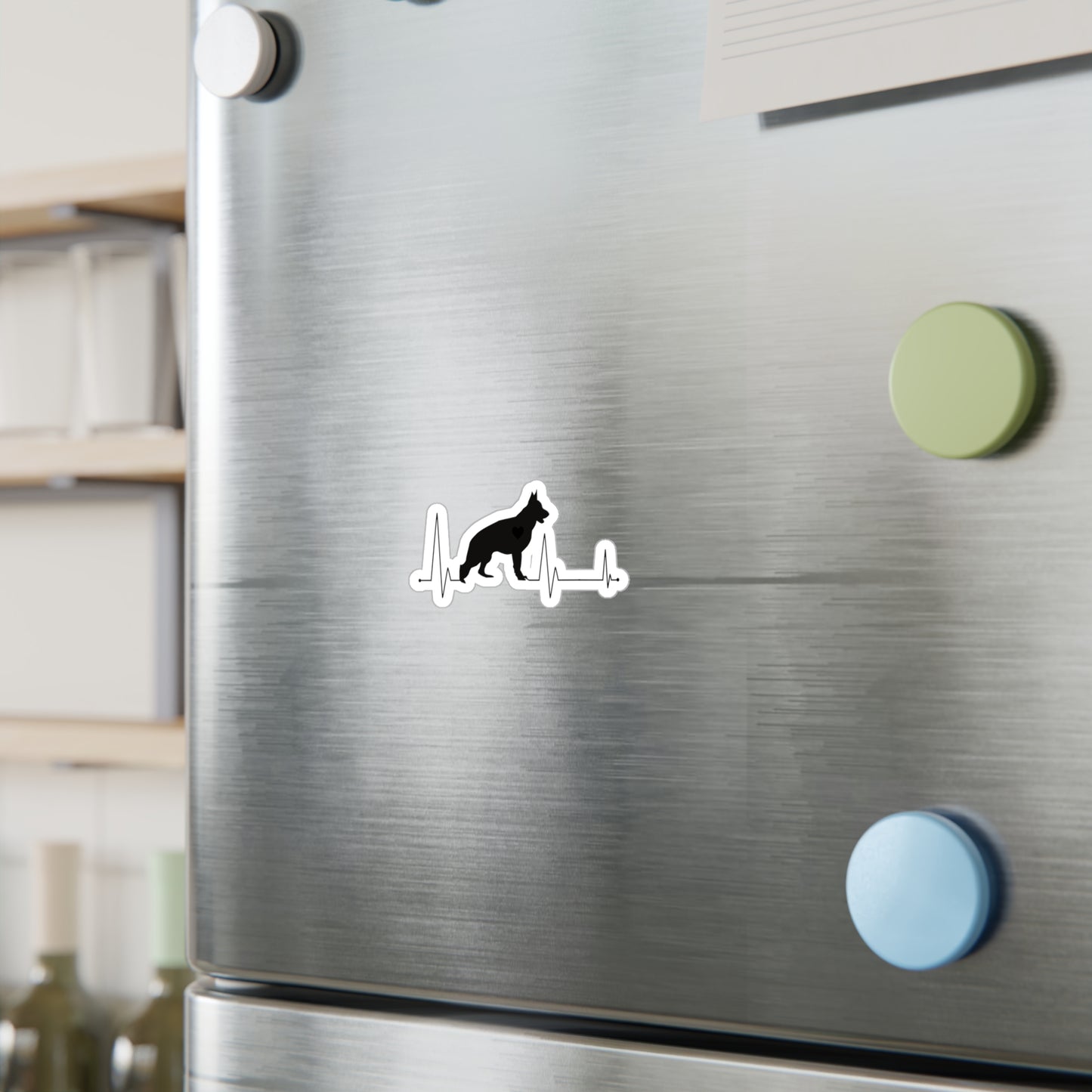 My Heart Beats For German Shepherds Vinyl Decal