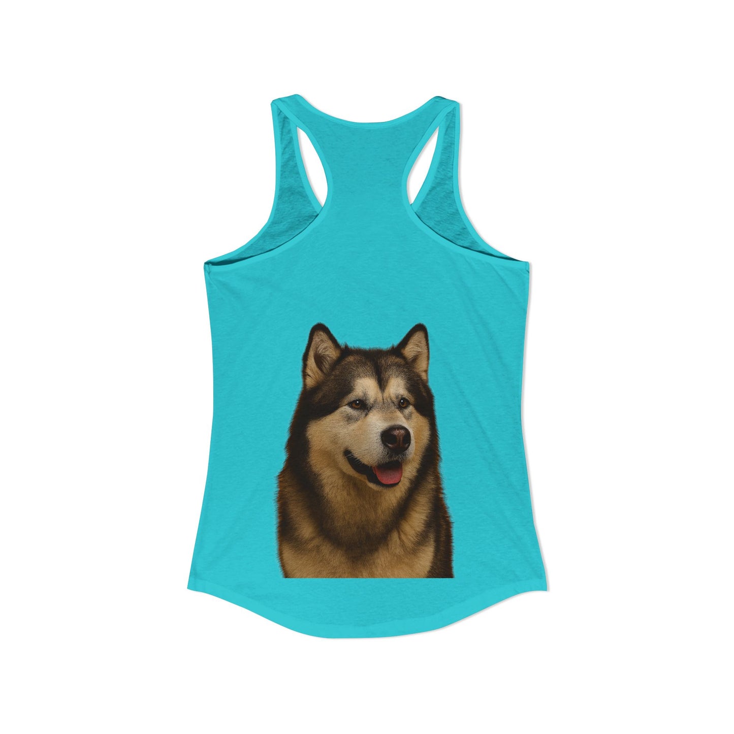 Malamute Head Women's Racerback Tank