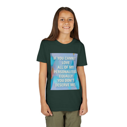 All Of My Personalities Youth Unisex Short Sleeve Crewneck Tee