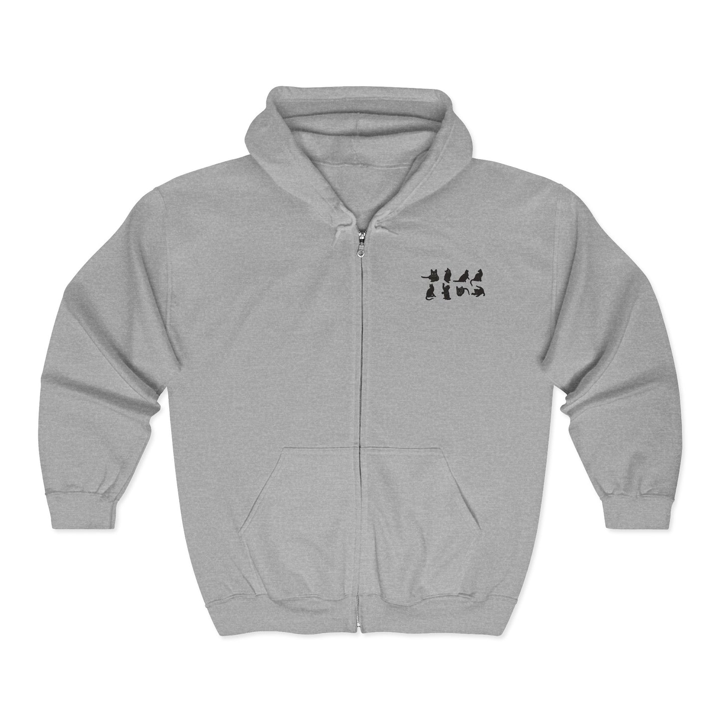 Cats Unisex Full Zip Hoodie
