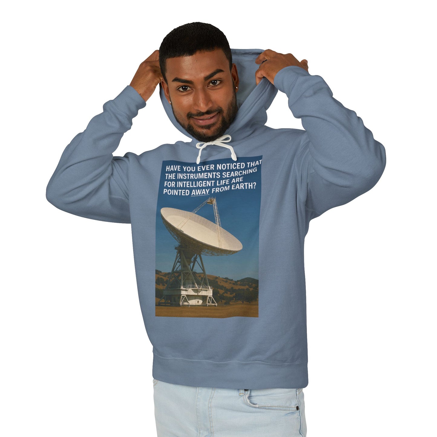 Intelligent Life Unisex Lightweight Hoodie