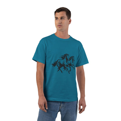 Horsin' Around Men's Short-Sleeve Crewneck Tee