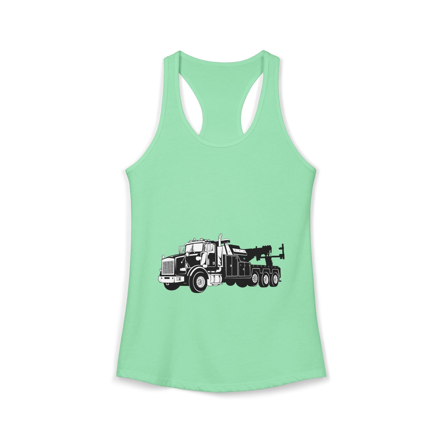 Heavy Tow Truck Women's Racerback Tank