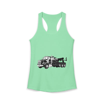 Heavy Tow Truck Women's Racerback Tank