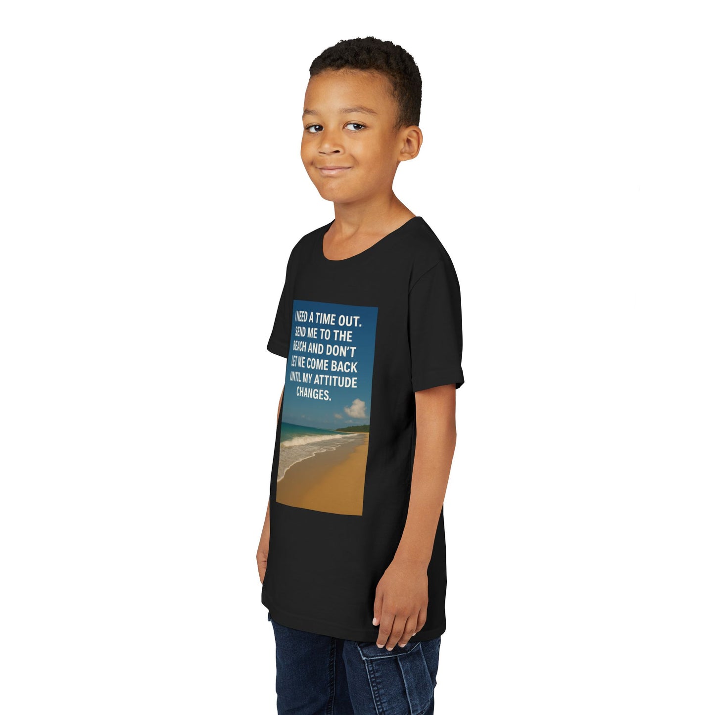 Time Out Youth Unisex Short Sleeve Crewneck Tee