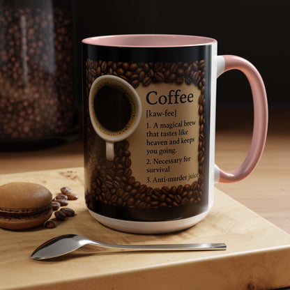 Coffee Definition 2-Tone Coffee Mug