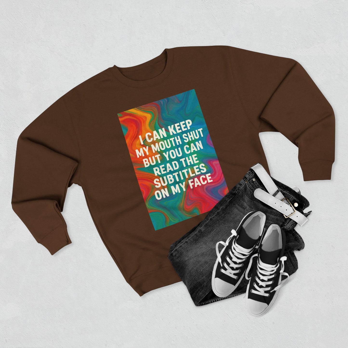 Subtitles Unisex Crewneck Sweatshirt