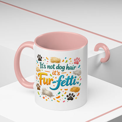 Fur-Fetti Dog 2-Tone Coffee Mug