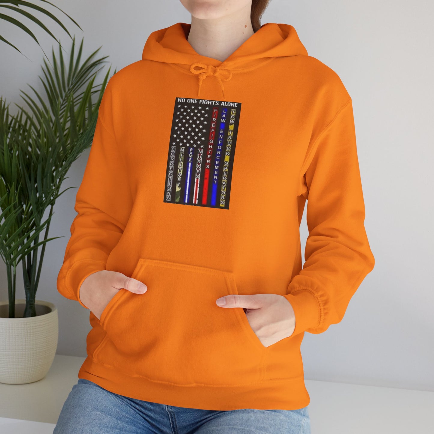 No One Fights Alone Unisex Hoodie