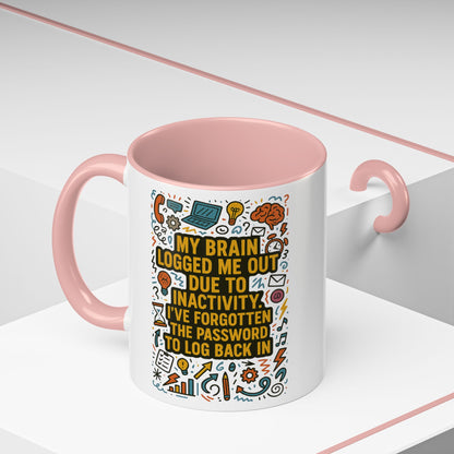 Logged Out 2-Tone Coffee Mug