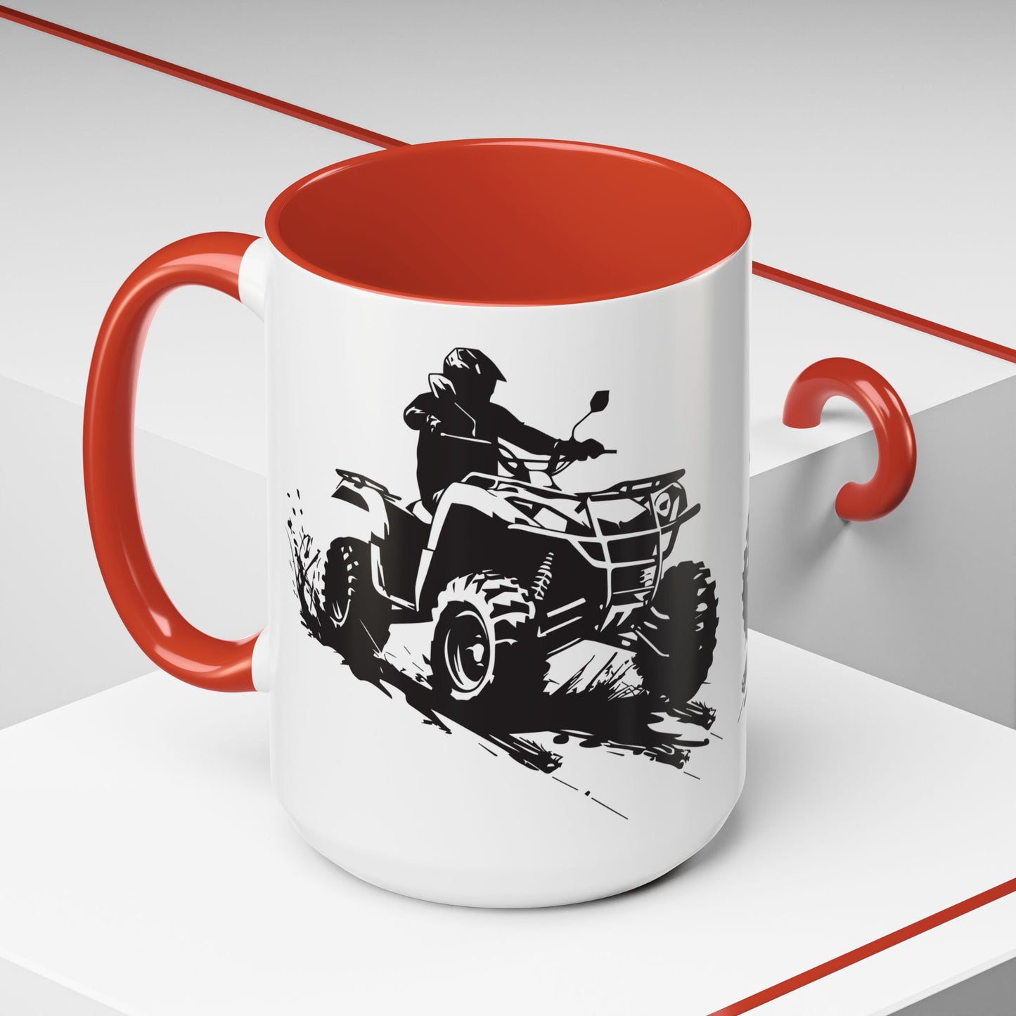 Slingin' Mud Quad 2-Tone Coffee Mug
