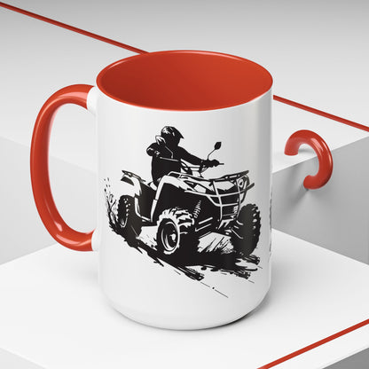 Slingin' Mud Quad 2-Tone Coffee Mug