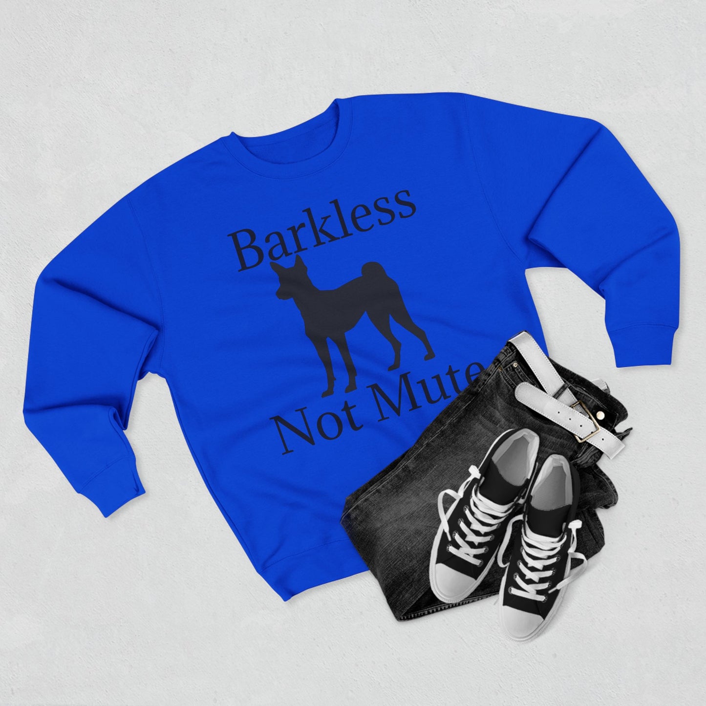 Barkless Not Mute Unisex Crewneck Sweatshirt